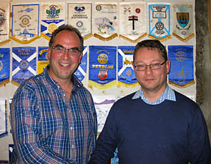 David Strathearn with Pres. Richard