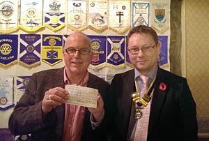 Pres.Richard with Gordon Bulloch