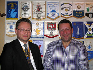 Richard Burnett with Pres. Richard