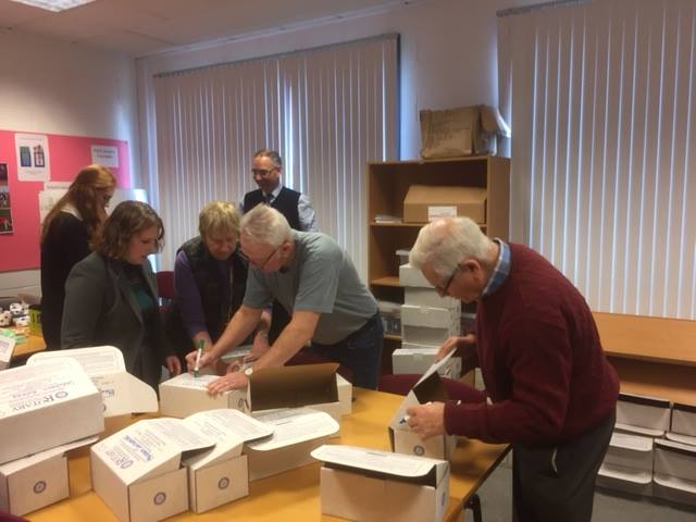 Filling Shoeboxes