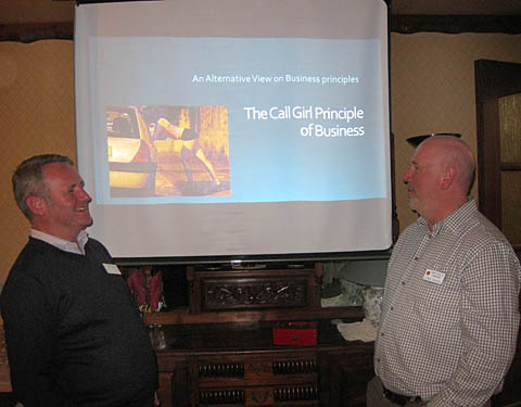 Lloyd Duncan with Pres. Simon